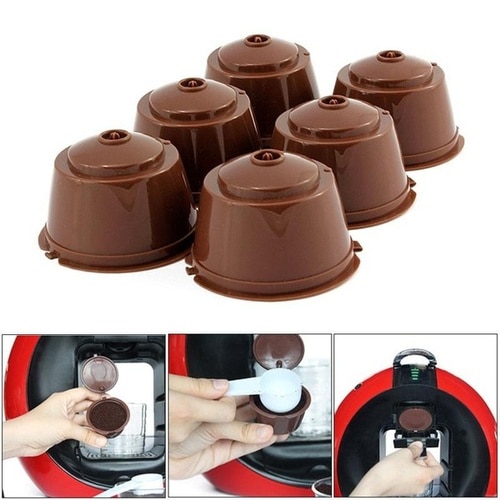 Reusable Dolce Gusto Coffee Capsule 3rd Plastic Refillable Dolce Gusto Coffee Capsule Fit for Nescafe Coffee Machine
