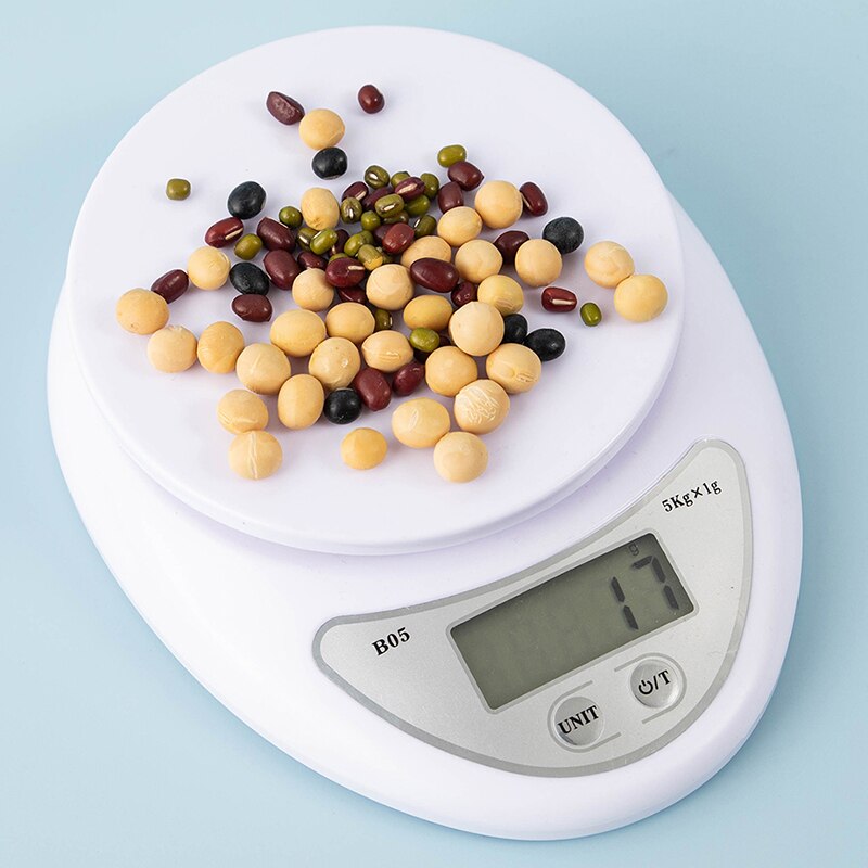 1g/5kg Food Scale Digital Kitchen Grams and Ounces for Weight Loss Baking Weight Loss Baking Cooking Diet Food Scale Useful PRE