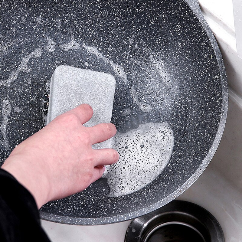 5pcs Cleaning Sponge High Density Eraser Soft Scouring Pad Cleaning Cloth Cleaning Brushes Kitchen Bathroom Dish Tools