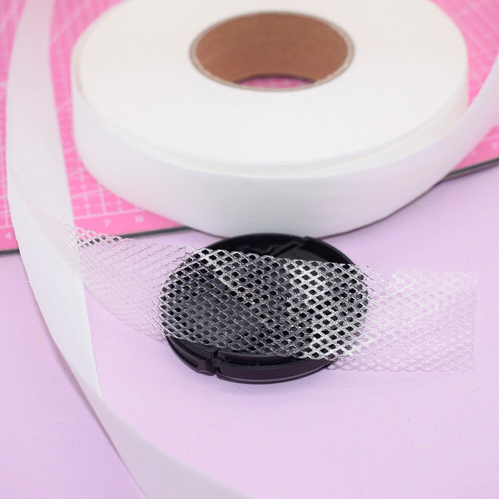 100m Roll Sewing Fusible Hem Tape Iron-On Adhesive Fastener Tape -fix Double-side Wash Tape Strap for Sewing Patchwork DIY