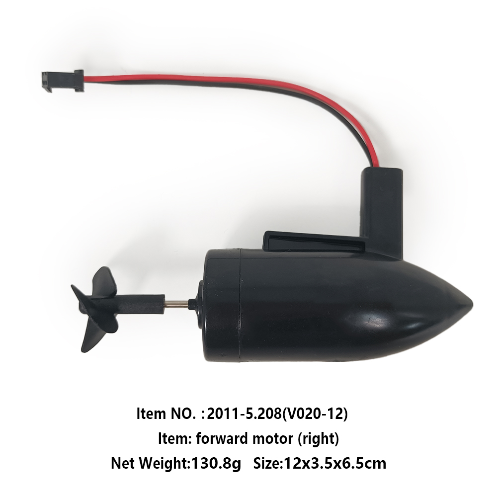 Flytec – moteur de bateau à appâts Original officiel, forte puissance, pièces de moteur avant et arrière avec hélice à 3 pales: WHITE