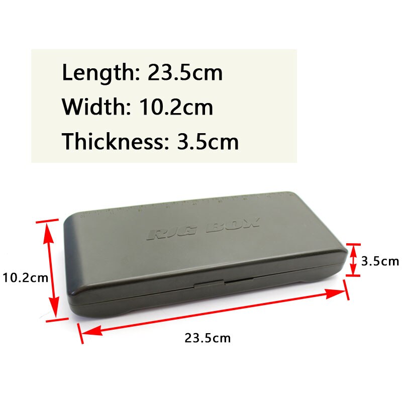 Carp Fishing Terminal Tackle Box With Rig Stop Pins For Ronnie Rig Storage Box Black Feeder Fishing Accessories Rig Case