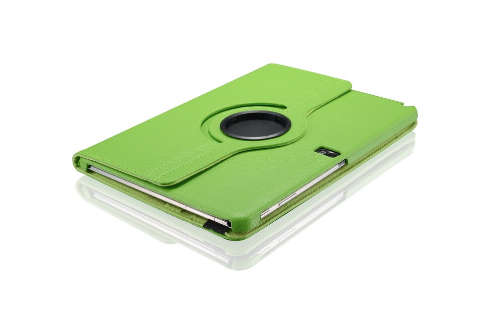 For Samsung Galaxy Tab Pro 10.1 inch T520 T525 T521 Note P600 P601 P605 Tablet Case 360 Rotating Bracket Leather Cover: Green / NOTE 10.1 SM-P600