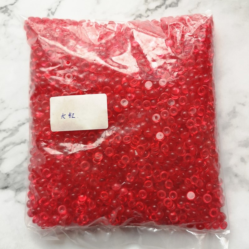 500 g 21 Farben Kristall flache Fischglasperlen Schleimzubehör Bunte Gummibälle für Schleimfüller DIY Zubehör Dekoration: verrotten