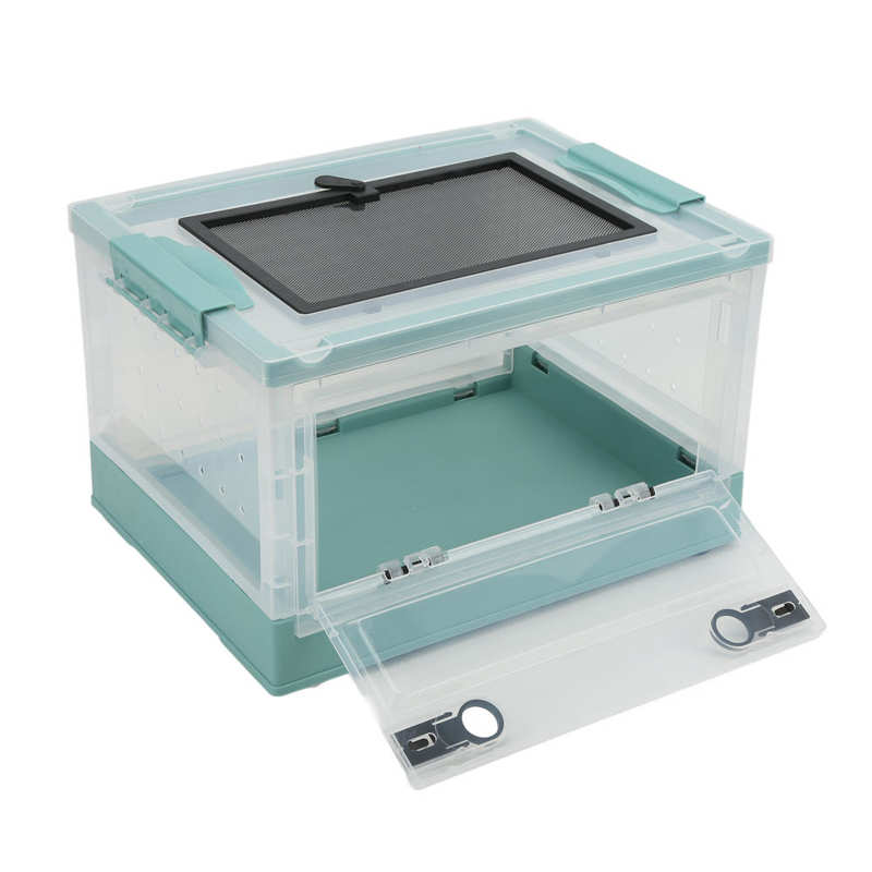 Reptiles Terrarium Plastic Foldable Reptile Feeding Tank for Frogs for Lizard for Tortoise