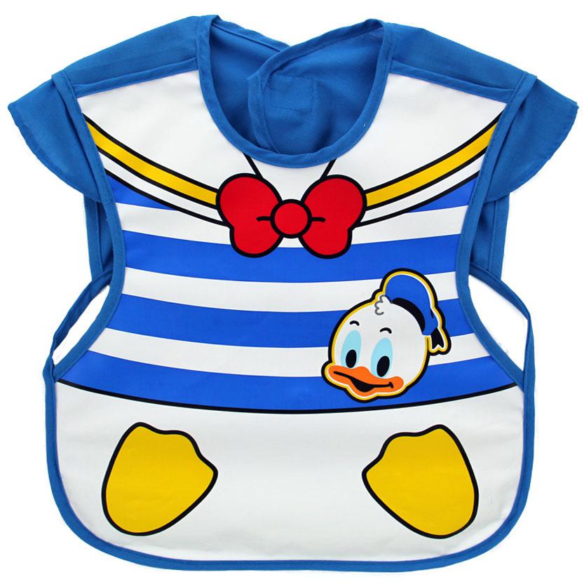 Baby Meal Pocket Waterproof Sleeveless Soft Plastic Baby Bib Meal Overcoat Reverse Dressing: P8