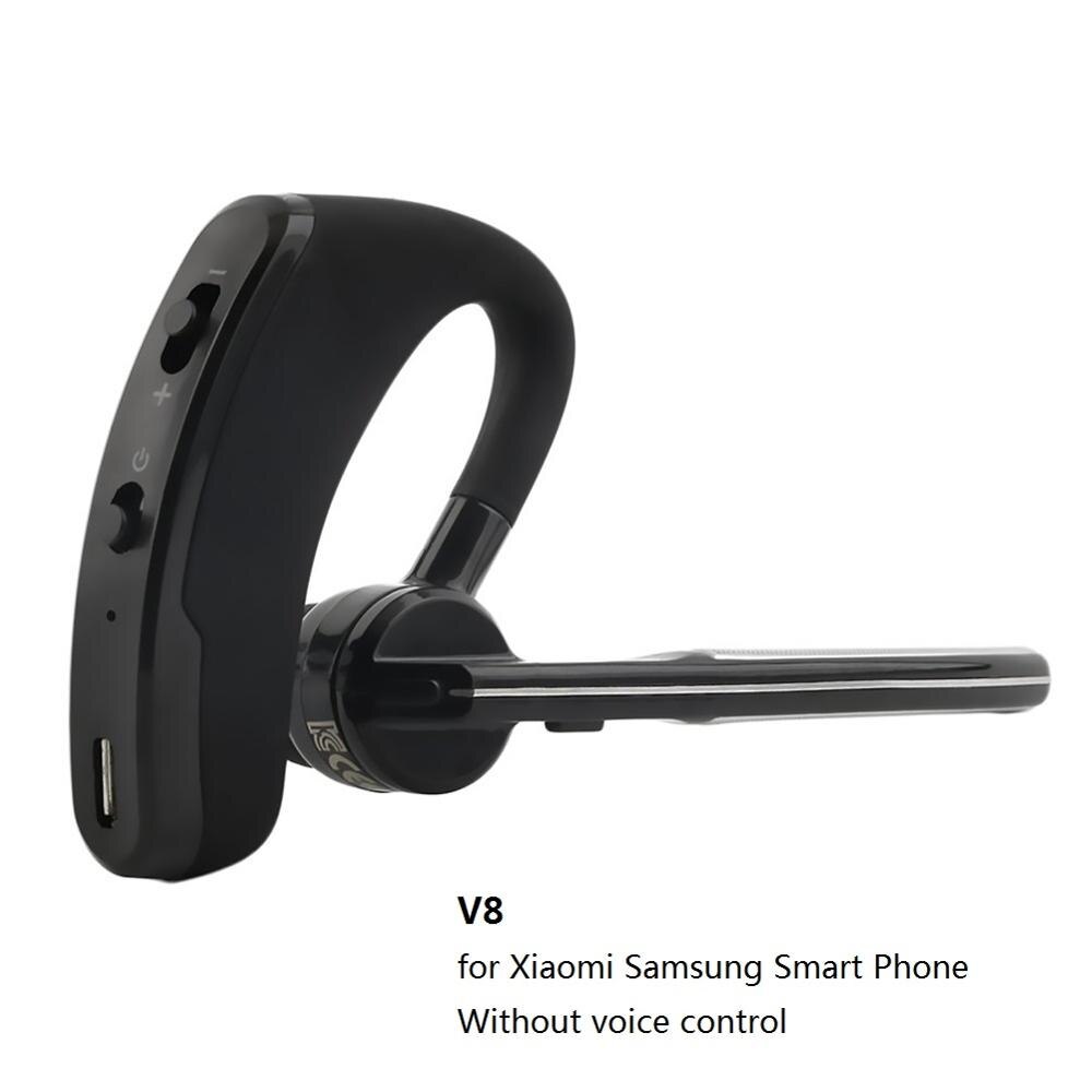 V8/ V8S Draadloze Bluetooth V4.0 Headset Hifi 3D Stereo In-Ear Oordopjes W/Call Mic Universal Business oordopjes Voor Driver Sport: V8