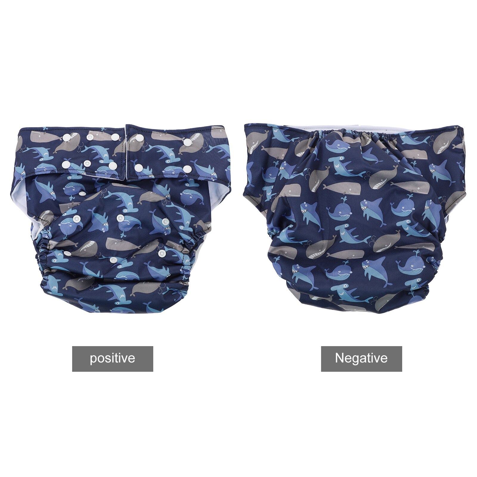 1Pc Simple Diaper Breathable Adult Nappy Washable Menstrual Pants for The Old