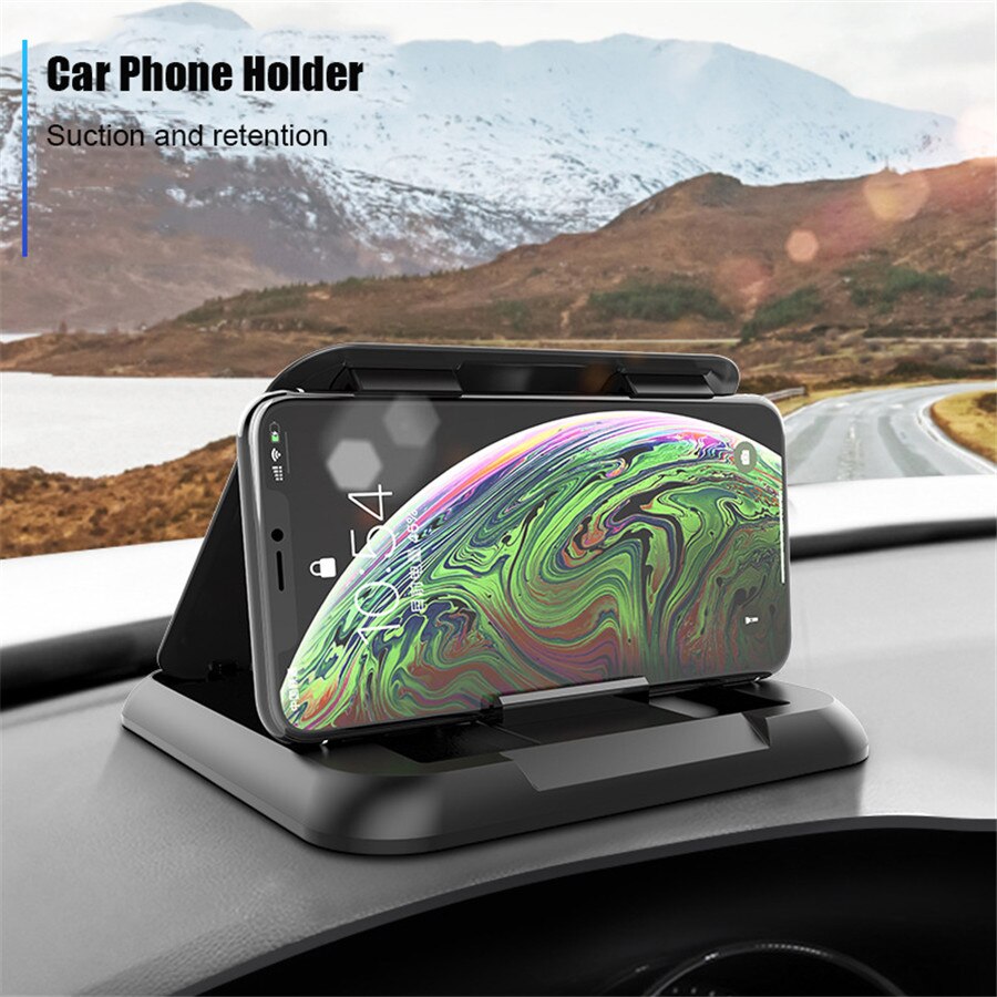 Car Central Dashboard Phone Holder GPS Navigator Bracket 3.0-7.0inch Universal