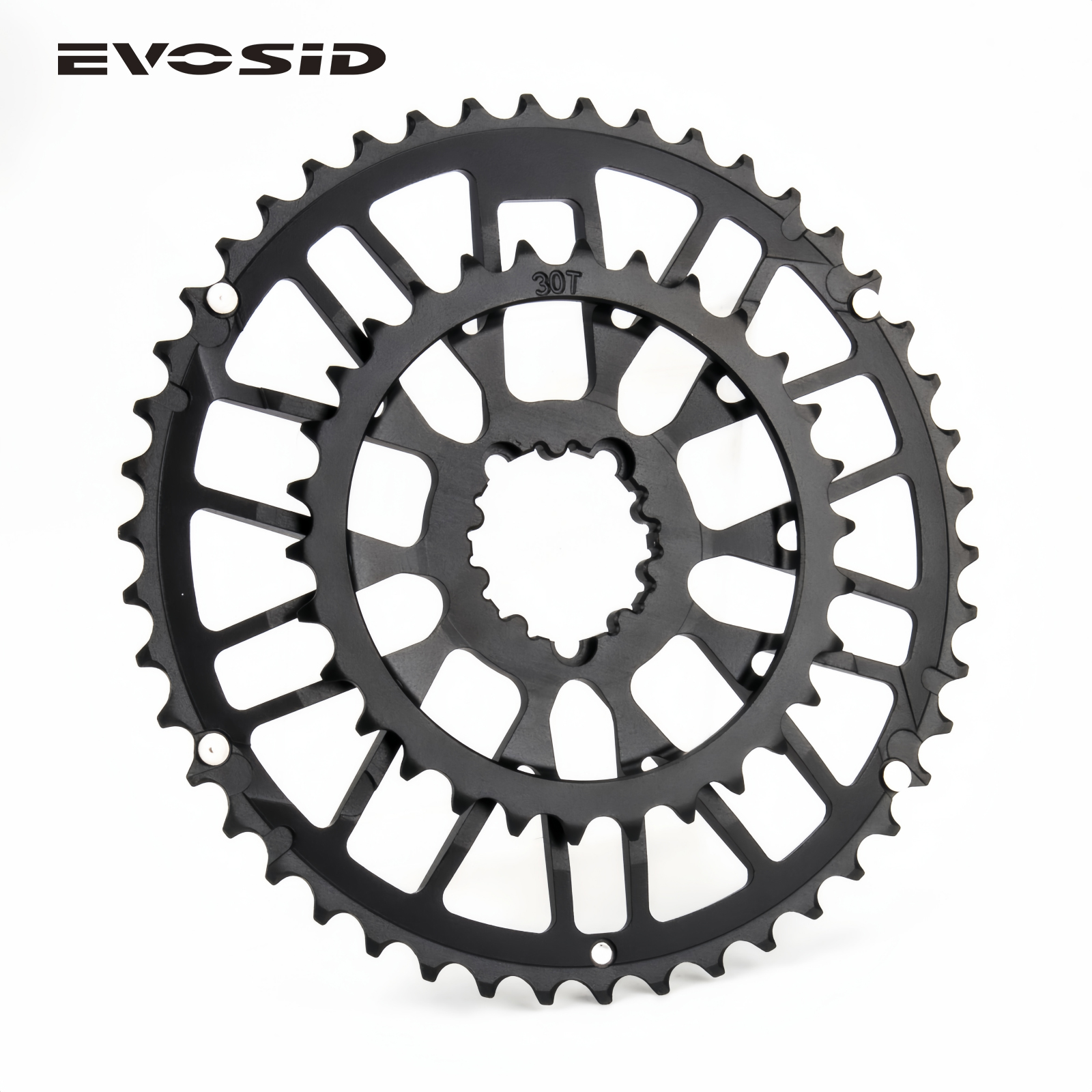 EVOSID Road Bike Chainring 48-32T 46-30T Double Chainring CNC Gravel Bike Chain wheel for 9/10/11/12 Speed Crankset