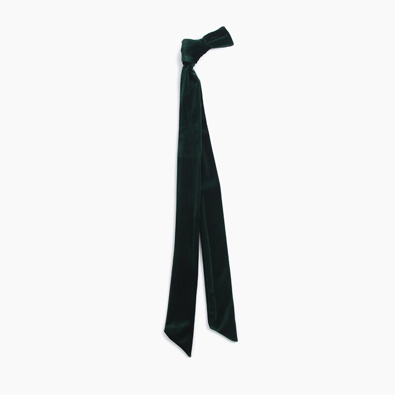 200cm de largo terciopelo gargantilla Color sólido Chic cuello bufanda mujeres Skinny bufanda Bandana cuello desgaste de la muñeca ropa de cabeza [1277]