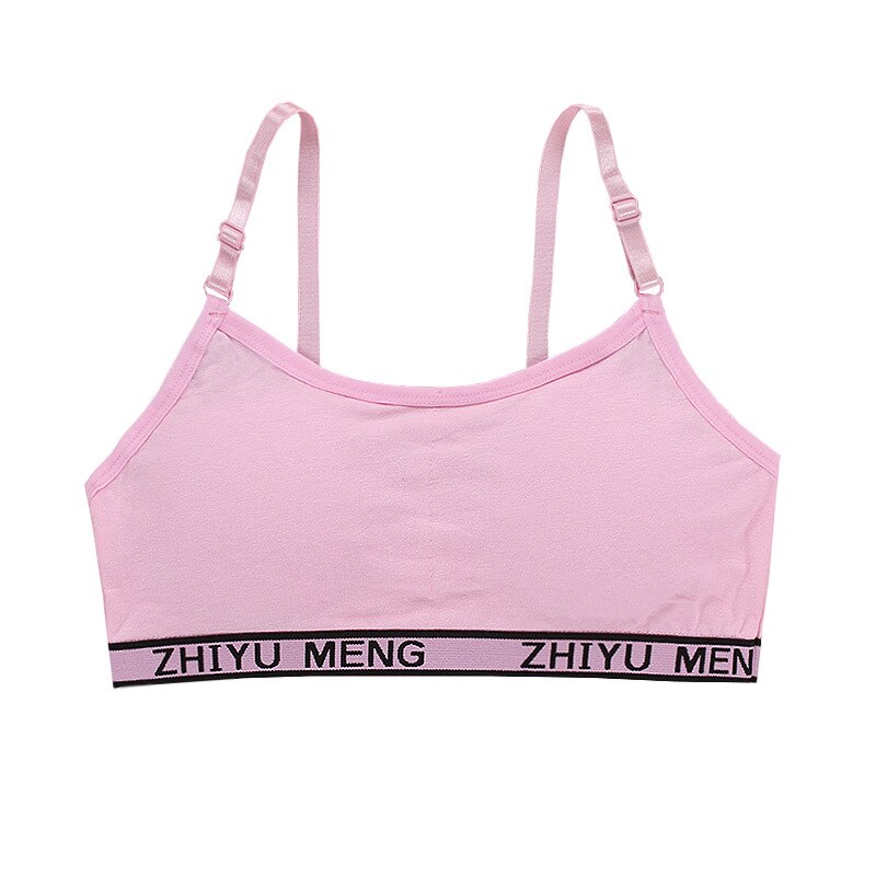 Reggiseni da allenamento per ragazze bambini 11 intimo morbido accessori per ragazze reggiseni per bambini traspiranti per ragazza teenager 8-16y Sling regolabile 13: Colore rosa
