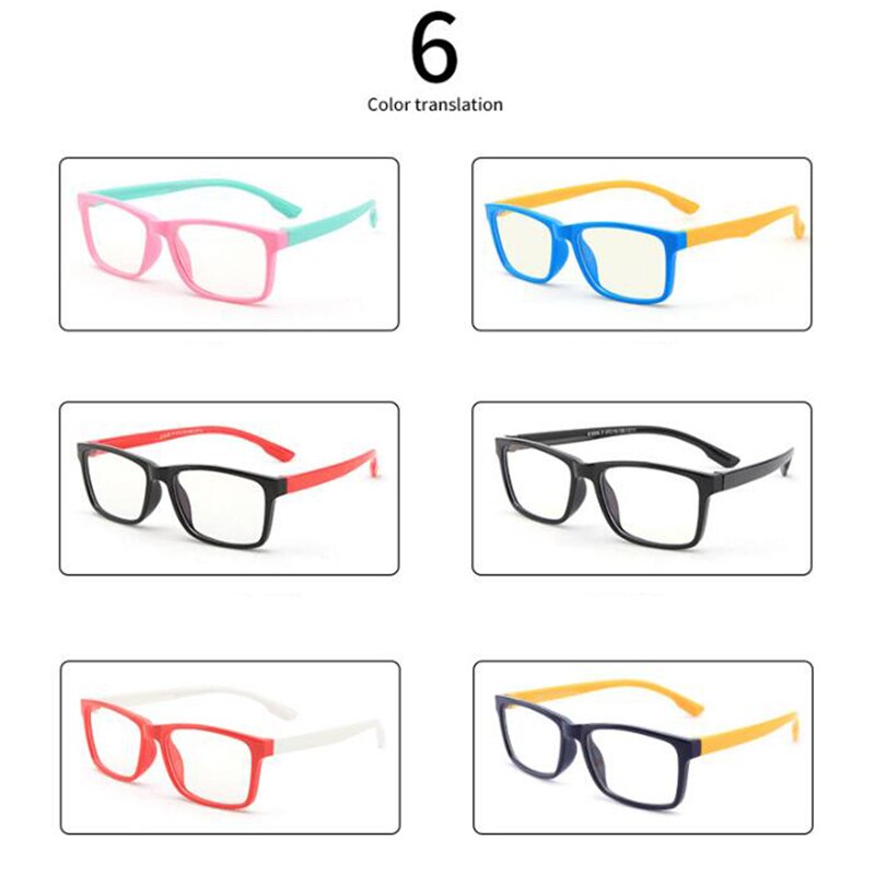 Ggovo anti-blått lys blokkerende briller til låve låve gutt jente blå stråle datamaskin briller alle-kamp ramme