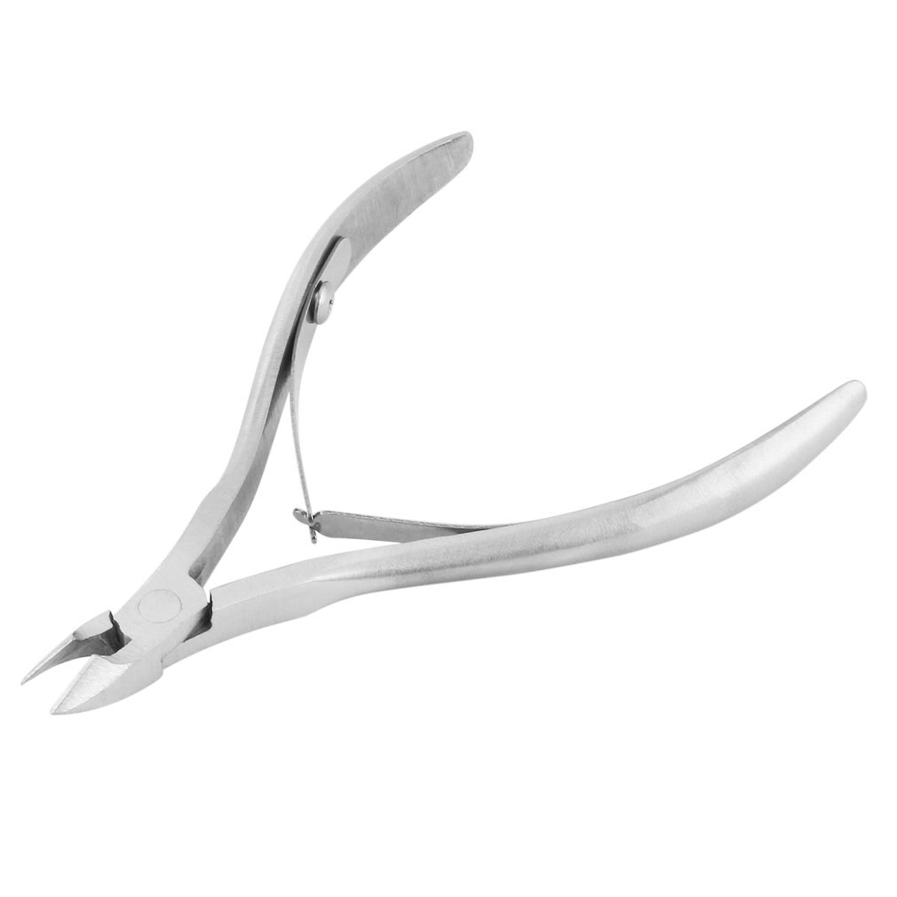 Professionele Rvs Cuticle Nipper Cutter Nail Art Clipper Schaar Manicure Tool Voor Trimmen Dode Huid: Default Title