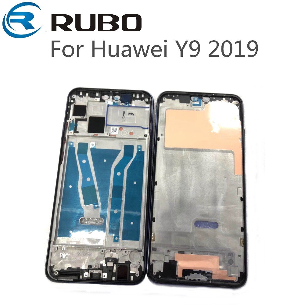 Dla Huawei Y9 2019 obudowa ramki LCD środkowa rama części zamienne ciesz się 9 plus uchwyt ekranu LCD rama przednia