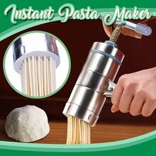 Stainless Steel Express Pasta Noodle Maker Fruit Press Spaghetti Kitchen Machine Accessories Kitchen Gadget Noodle Tools#25