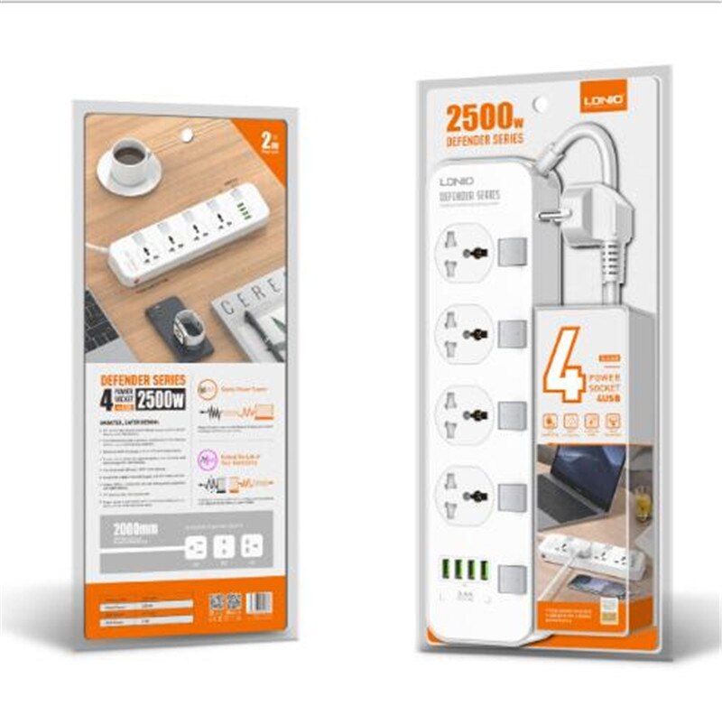 Original plug socket independent switch CE/FC certification PC fire safety universal socket USB power EU/USA/UK socket