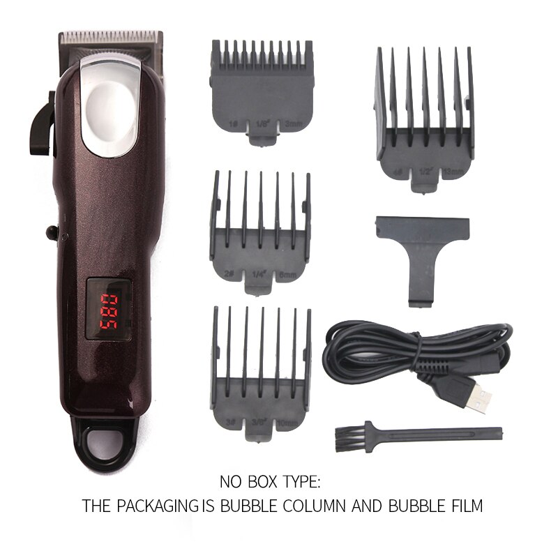 Friseur 0mm Haar Haarschneidemaschine Mann Elektrische Haar Trimmer Schneiden Maschine Usb Aufladbare Haar schneiden kabellos Salon Werkzeug: Boxless Violett