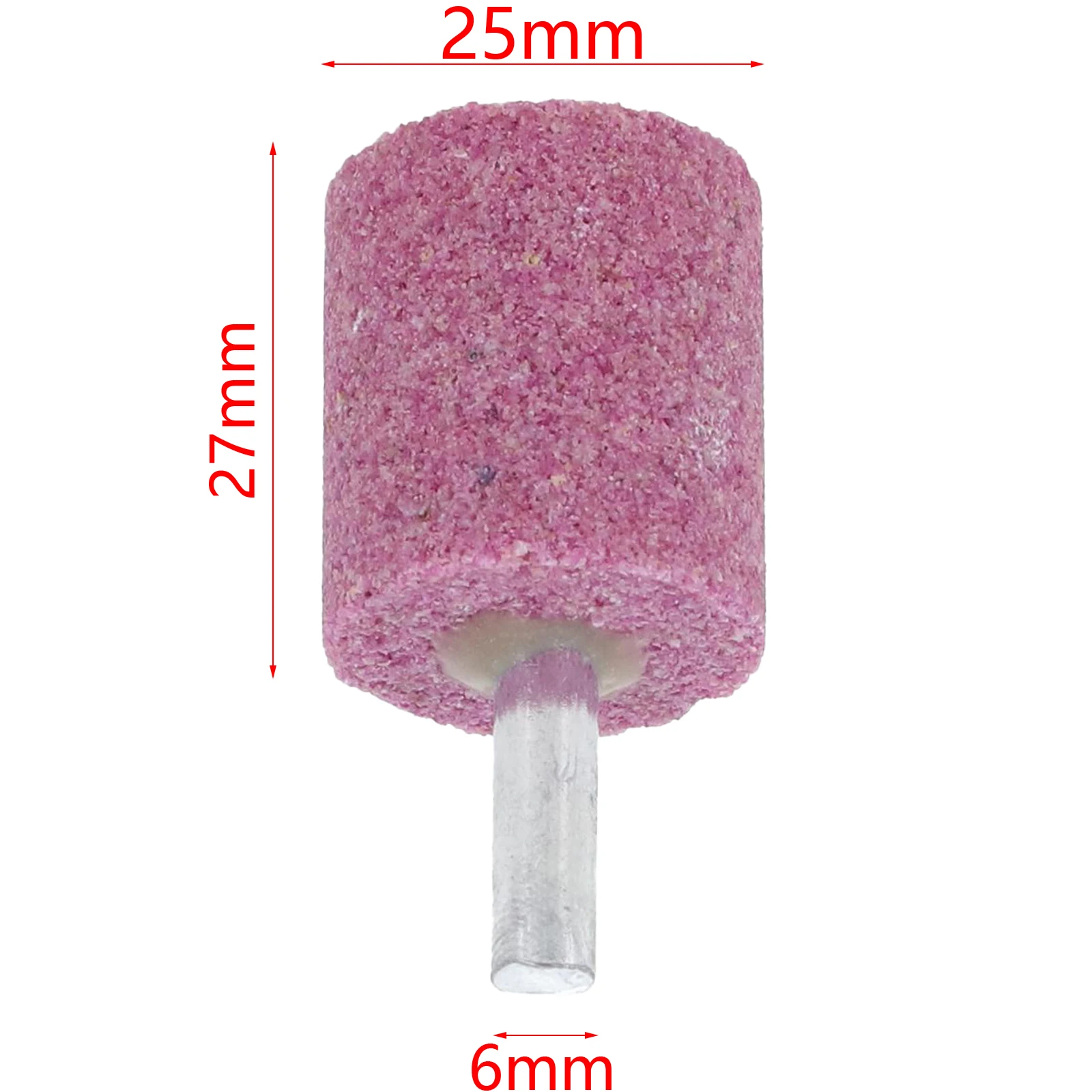 Tête de polissage tête de roue, tige de 6mm montée Abrasive pour outils électriques rotatifs, meule électrique, accessoires: Rouge