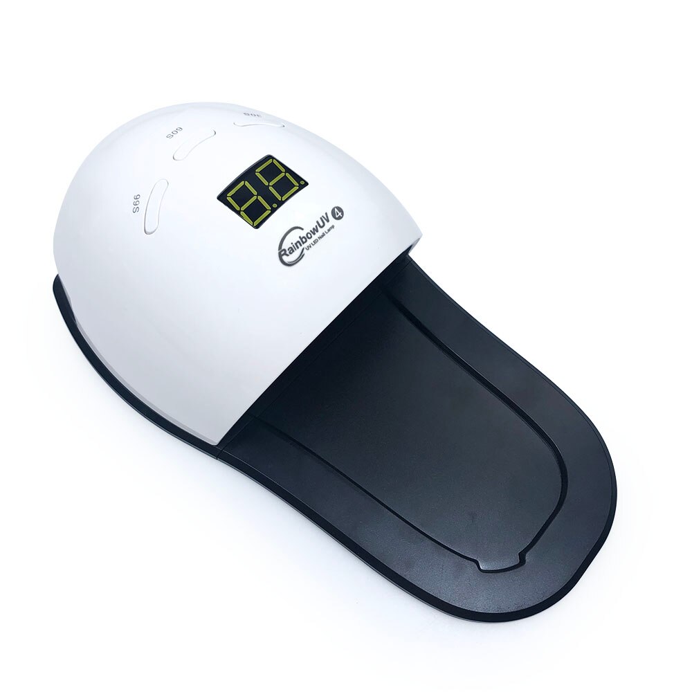Rainbow4-Lámpara híbrida, lámpara UV de 48W para secado de esmalte de uñas en gel, pantalla LCD, accesorios para manicura