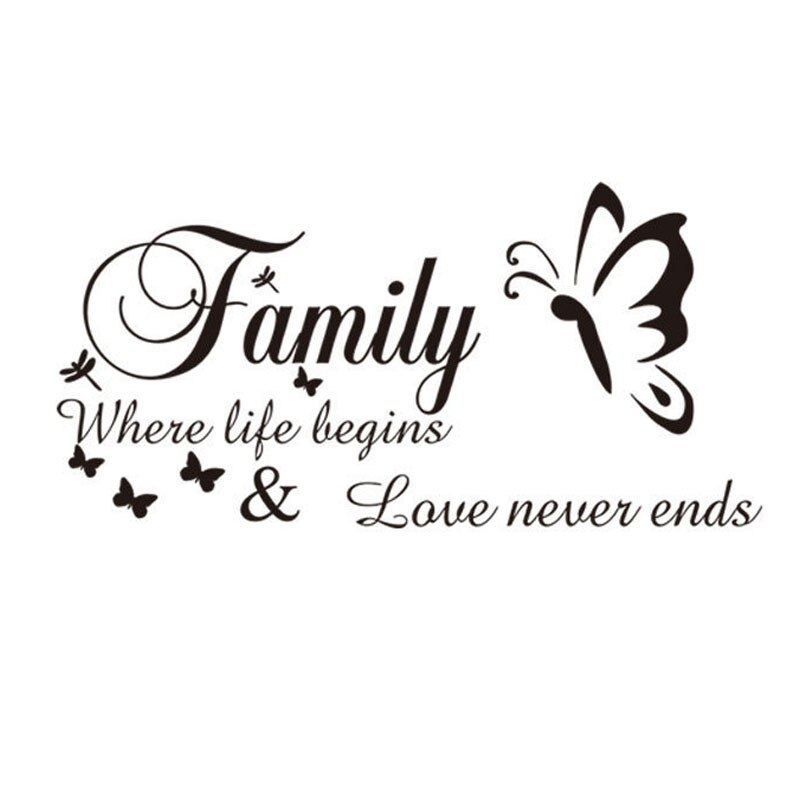 Sentence Letter Stickers English Alphabet Wall Sticker Modern Wall Decals Quotes Removable Self-Adhesive PVC Stickers Wallpaper: C