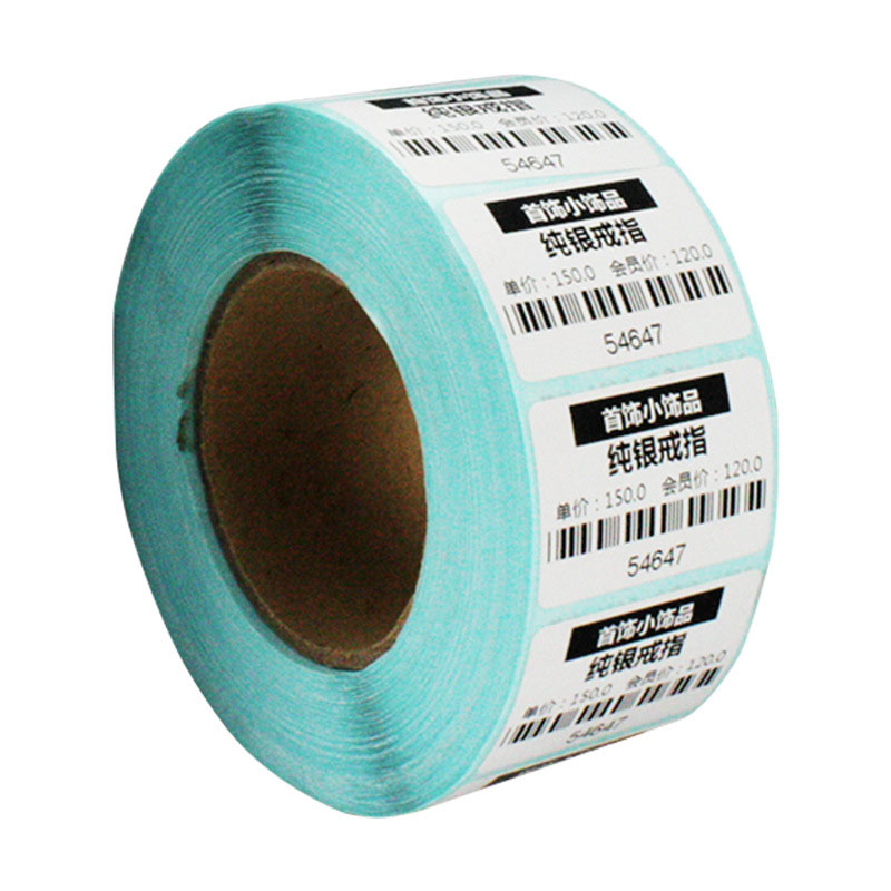 Adhesive Thermal Label barcode Sticker Paper Supermarket Price Blank Label Direct Print Waterproof Print Supplies