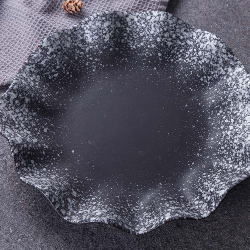 Restaurant special dish, lotus leaf dish, fruit dish, western dish, Japanese personality kiln changed ceramic special-s