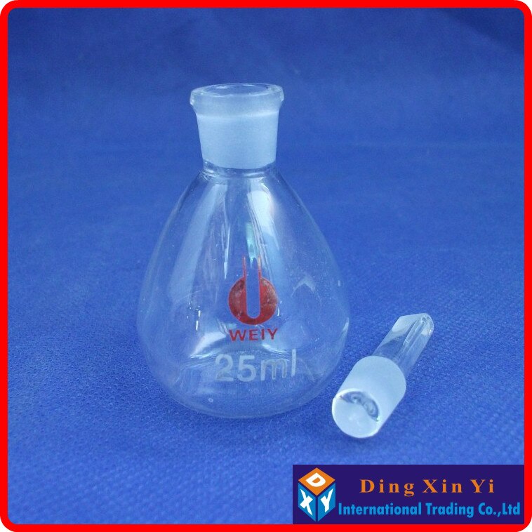 Pycnomètre gay-lussac, bouteille de gravité spécifique, pictomètre, 25ml (10 pièces/lot)