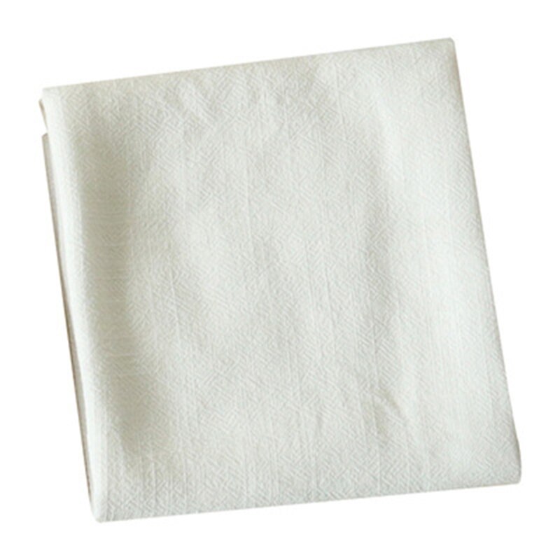 Plain Katoen Linnen Doek Art Home Keuken Servet Placemat Thee Handdoek Keuken Handdoek 40X4 0Cm/15.7X15.7 inch Keuken Accessoires: White