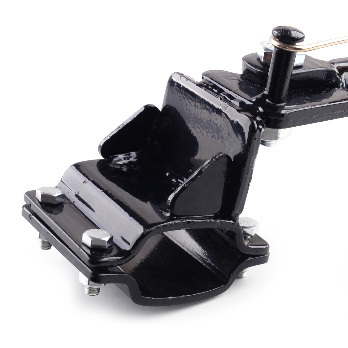 Motorfiets Power Ondersteuning Kickstand Brace Parkeergelegenheid Side Stand Been Voet Fit Voor Atv Quad Buggy Zwart Ijzer