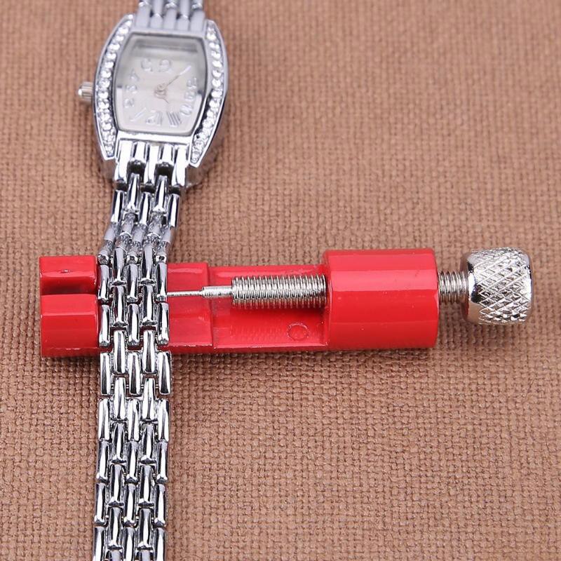 Repair Tools Adjusting Watch Band Tool Watch Band Bracelet Strap Link Pin Remover Wristwatch Red