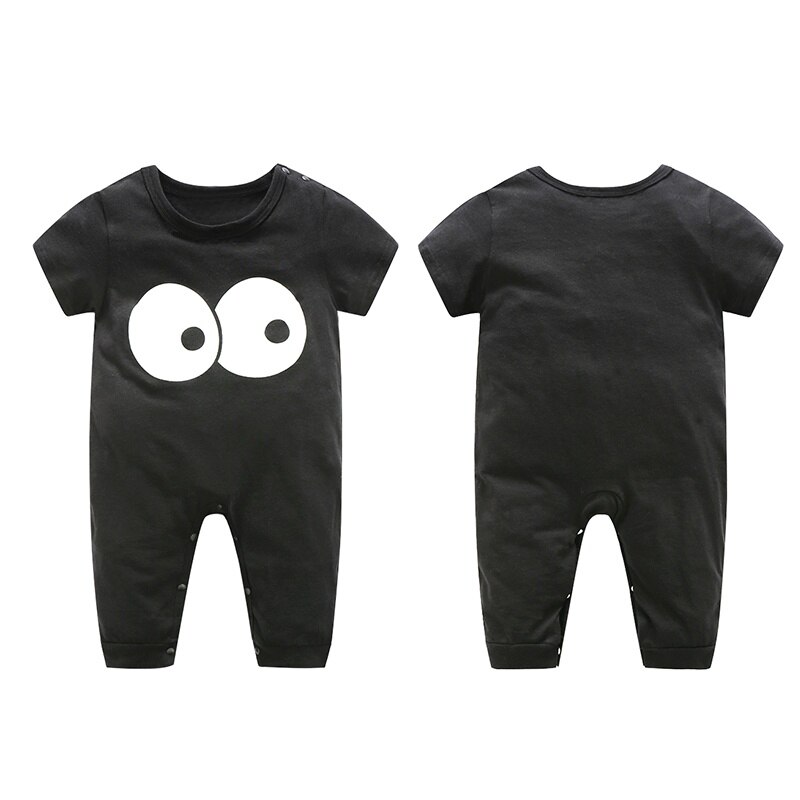 Baby Kleding 100% Katoen Lange Broek Kruipen Kleding Korte Mouwen Cool Boy Romper Voor Pasgeborenen: 24M