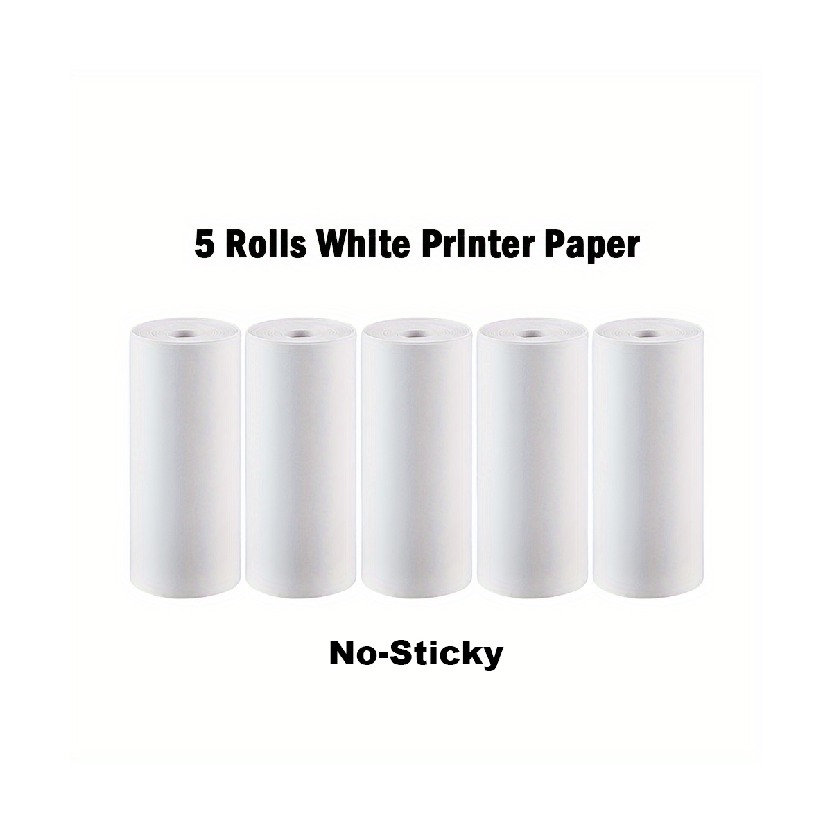 16 rollos de papeles de impresora térmica, 57x25mm, papeles térmicos autoadhesivos, impresoras de etiquetas en Color HD para Mini impresora portátil sin tinta: Verde