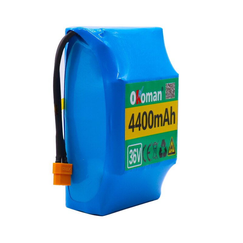 Okoman 36V 4,4 Ah 4400 mAh hohe ablauf 2 räder, elektrische Roller ausgleich 18650 Lithium-batterie Pack für selbst-ausgleichen passen