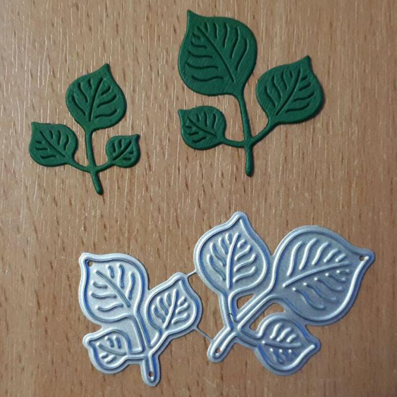 2022 Leaves Leaf Flower Metal Cutting Dies For DIY Scrapbooking Stamp Paper Card Making Decorative Craft Embossed Plate
