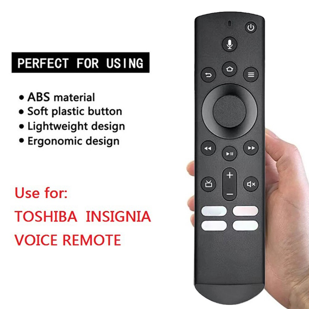 Universal Remote Control for INSIGNIA TOSHIBA Fire TV Edition TV Replacement Remote Control Fit For Toshiba CT-RC1US-19