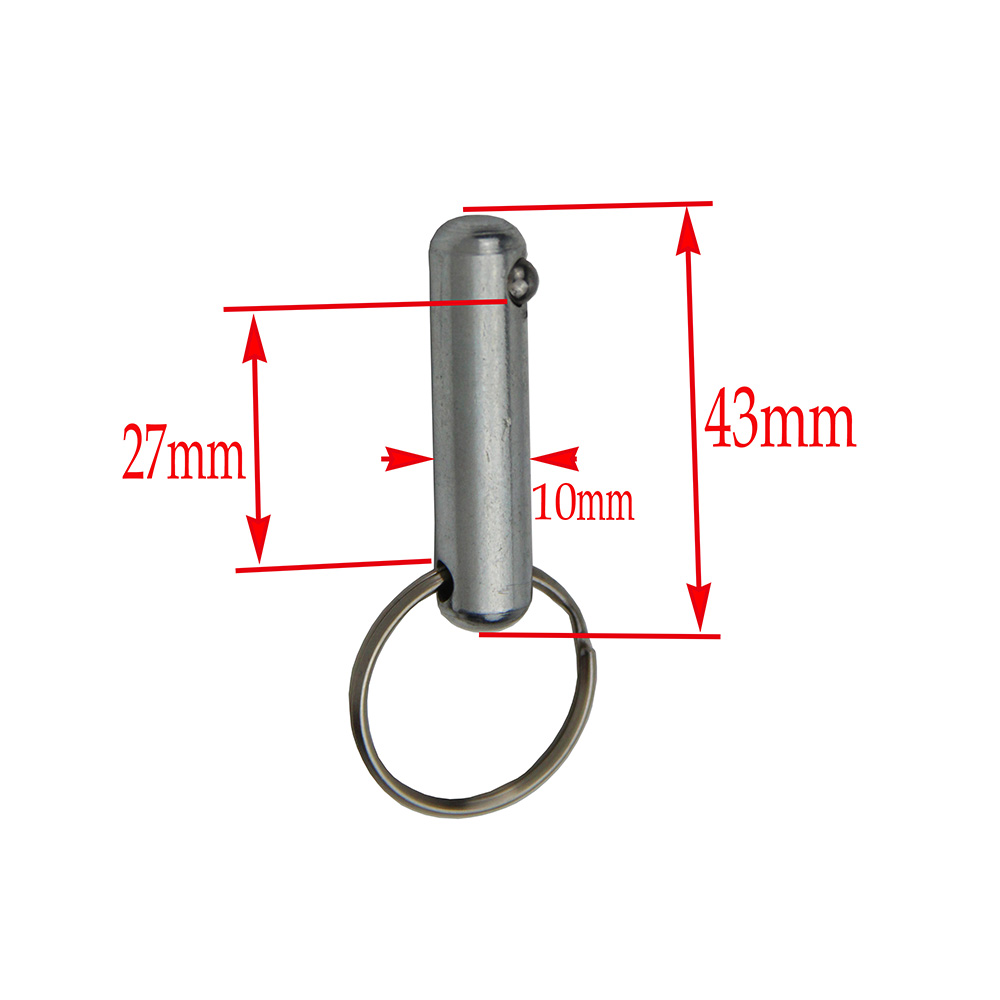 1 Piece Quick Release Push / Pull Ball Lock Pins Pin Diameter 6mm 8mm 10mm With Sprung Ball End: green