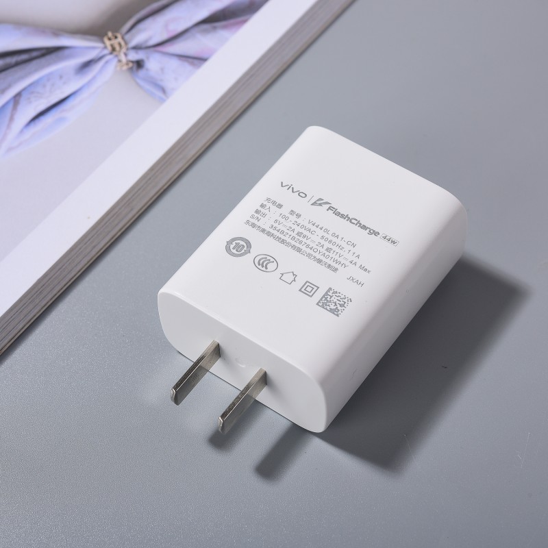 Original VIVO 44W Schnellladegerät EU uns FlashCharge Netzteil Typ C Kabel für VIVO V20 V21 V23 Profi V30 Lite Y27 Y36 Y27S V27: CH