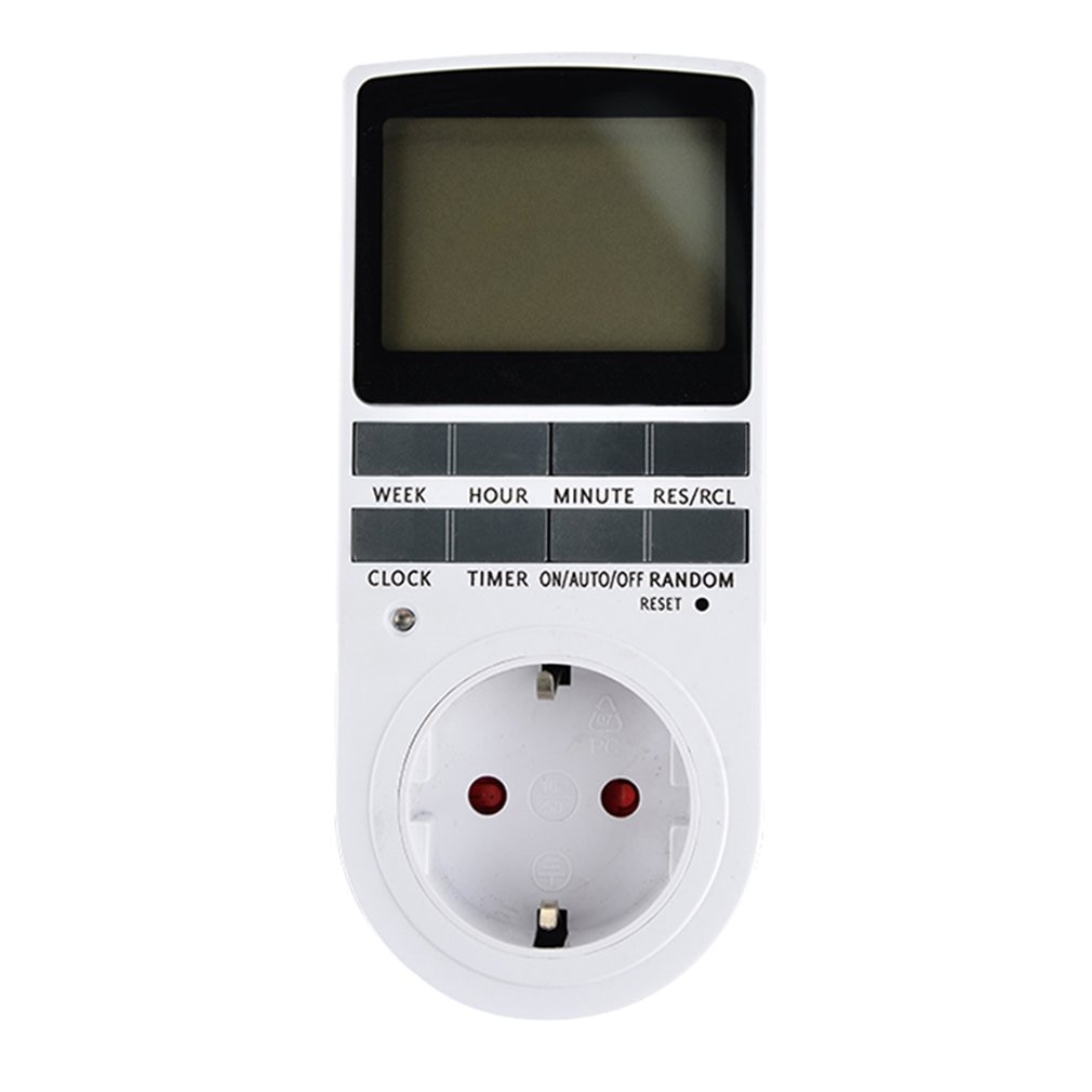Digital Electronic Power Timer in Switch Socket Digital LCD Power Energy-saving Programmable Smart Time Switch