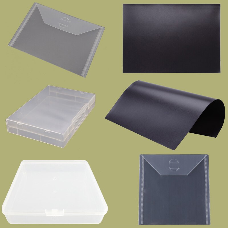 Magnet Sheets Storage Box Rubber Soft Magnetic Mats &amp; Folder Bag for Storage Metal Cutting Dies Crafts