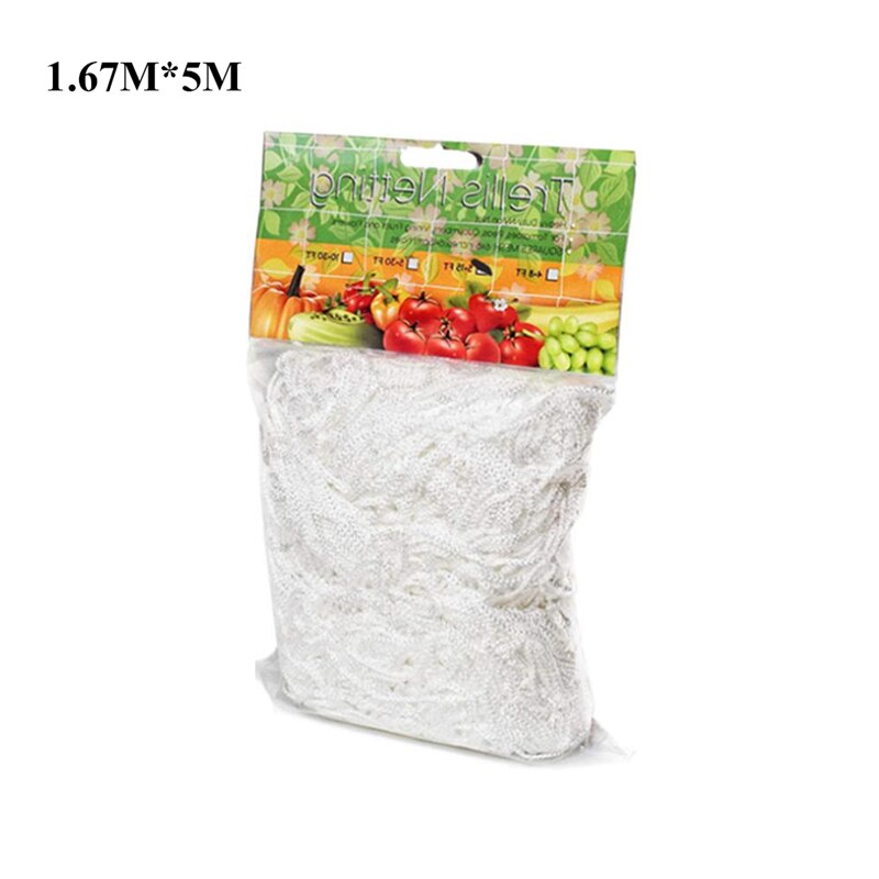 Plant Climbing Net Mesh Loofah Netting For Morning Glory Vine Flowers Garden Plants Climbing Net Cucumber Vine Grow Holder: 1.67x5M