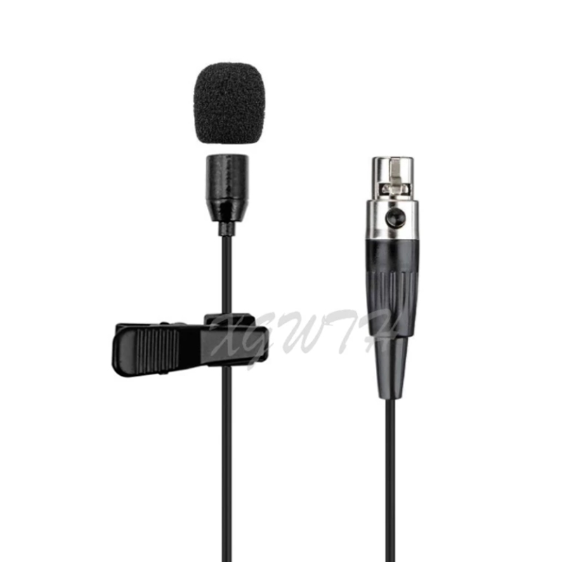 Black Tie Clip Lapel Microphone Condenser Lavalier... Grandado