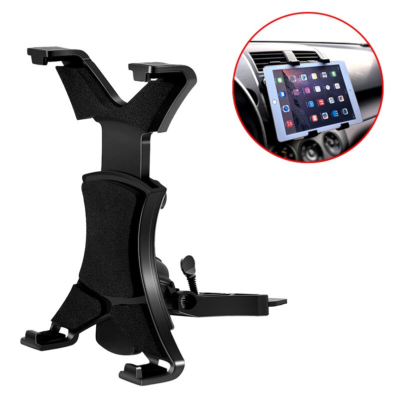 Adjustable Car CD Slot Tablet Car Holder Stand for Samsung IPAD Air Mini Pro 4 To 11 Inch Universal Tablet PC GPS Mount Holder: Default Title