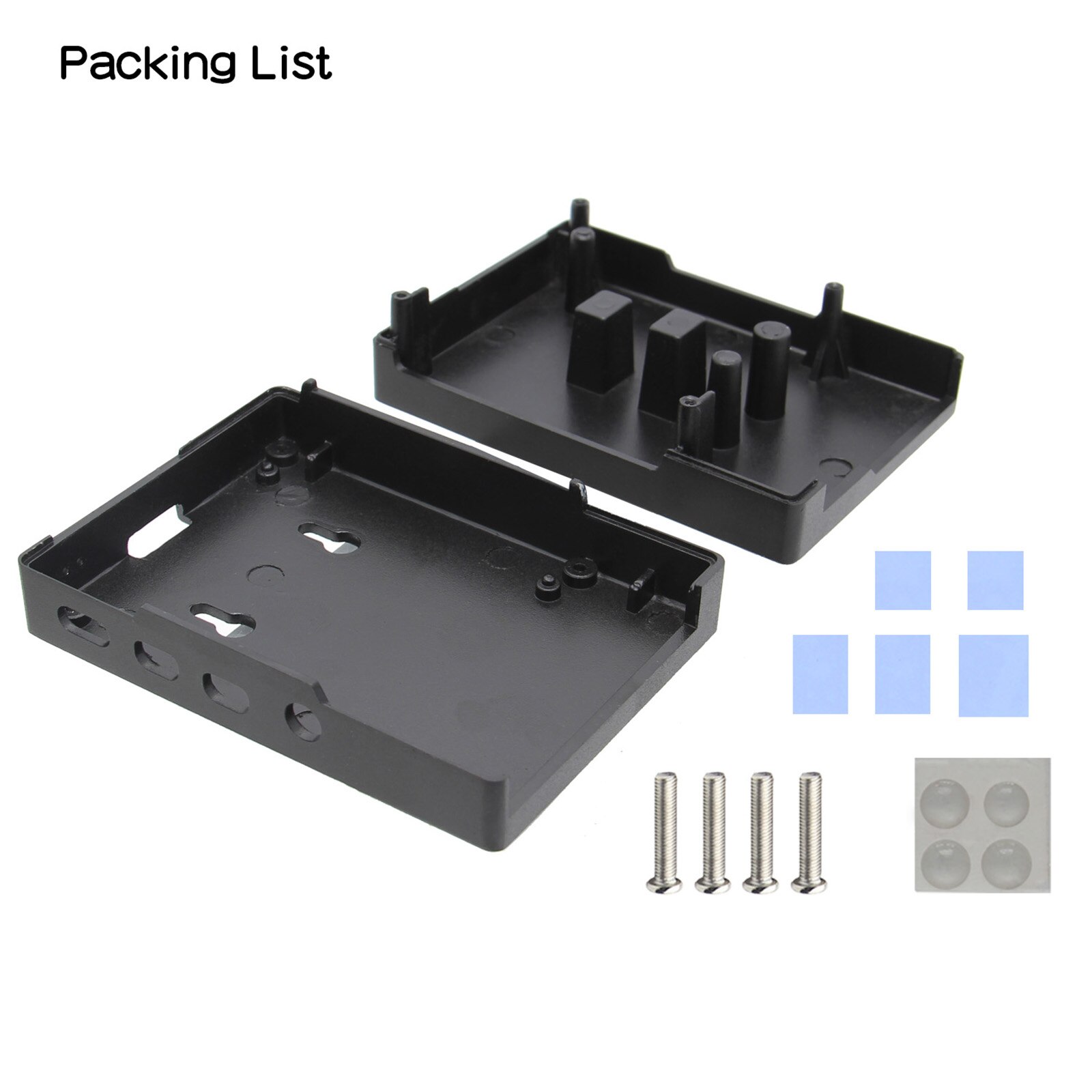 Raspberry Pi 4 Model B Passive Cooling Aluminum Case Heat Dissipation Metal Case/Housing for Raspberry Pi 4 Model B/Pi4B Only