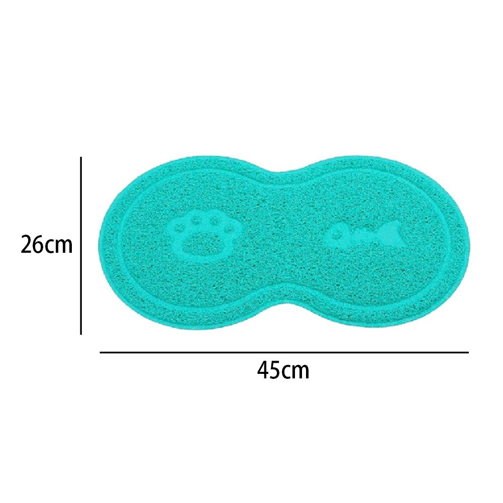 Alimentación de Mascotas estera para perro y gato comiendo cuenco almohadilla impermeable mascota alfombra de cama cachorro agua comida plato bandeja de PVC mantel para comer para mascota