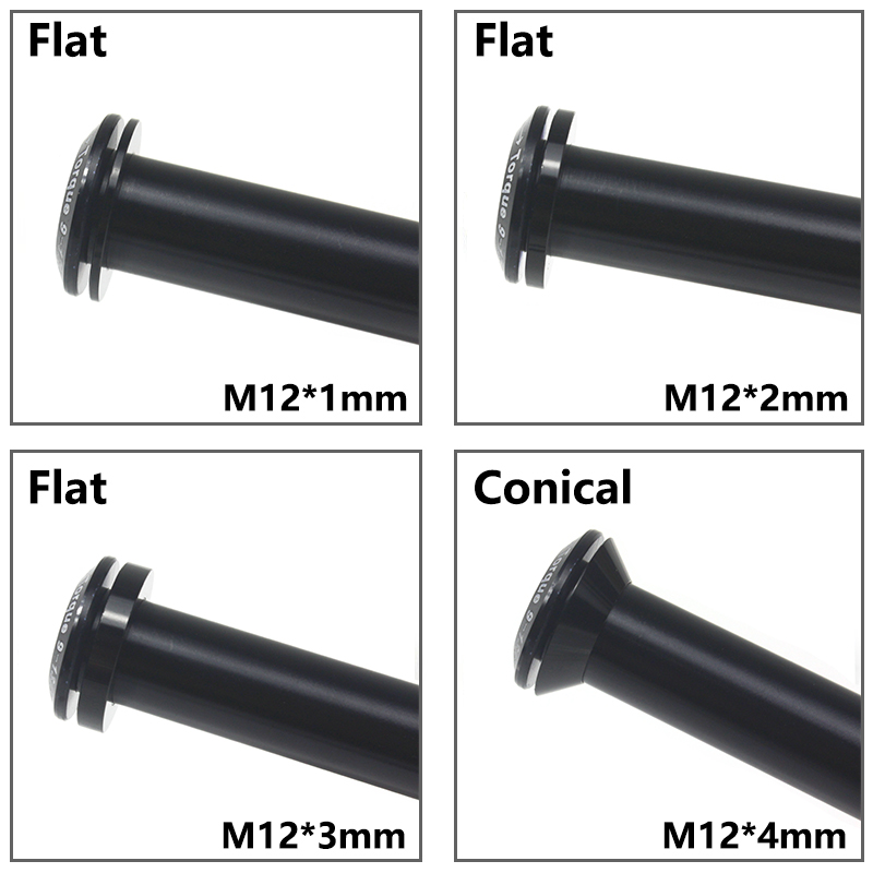 HEPPE MTB Road Bike Thru Axle Washer M12 M15 Axle Spacer Bike Hub Tube Shaft Skewer Spacer 0.5/1/2/3/4/7.5mm Thickness