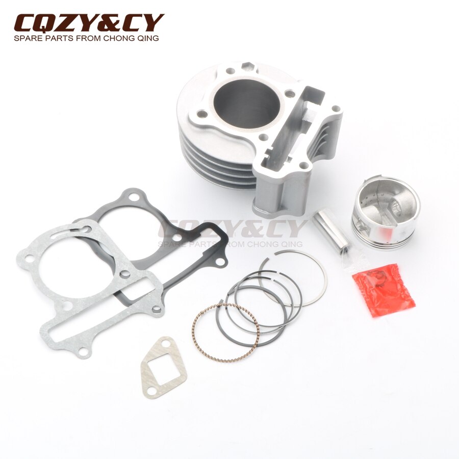 Scooter 50mm storboret cylinder kit stempel til kymco agility 50 basic 50 dj s filly super 8 vitality 50cc upgrade  to 100cc 4t