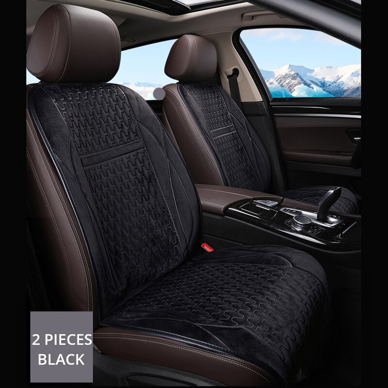 Winter Universele 12V Autostoel Verwarming Kussen Intelligente Warme En Comfortabele Multifunctionele Car Seat Heater Heater: black 2 pieces