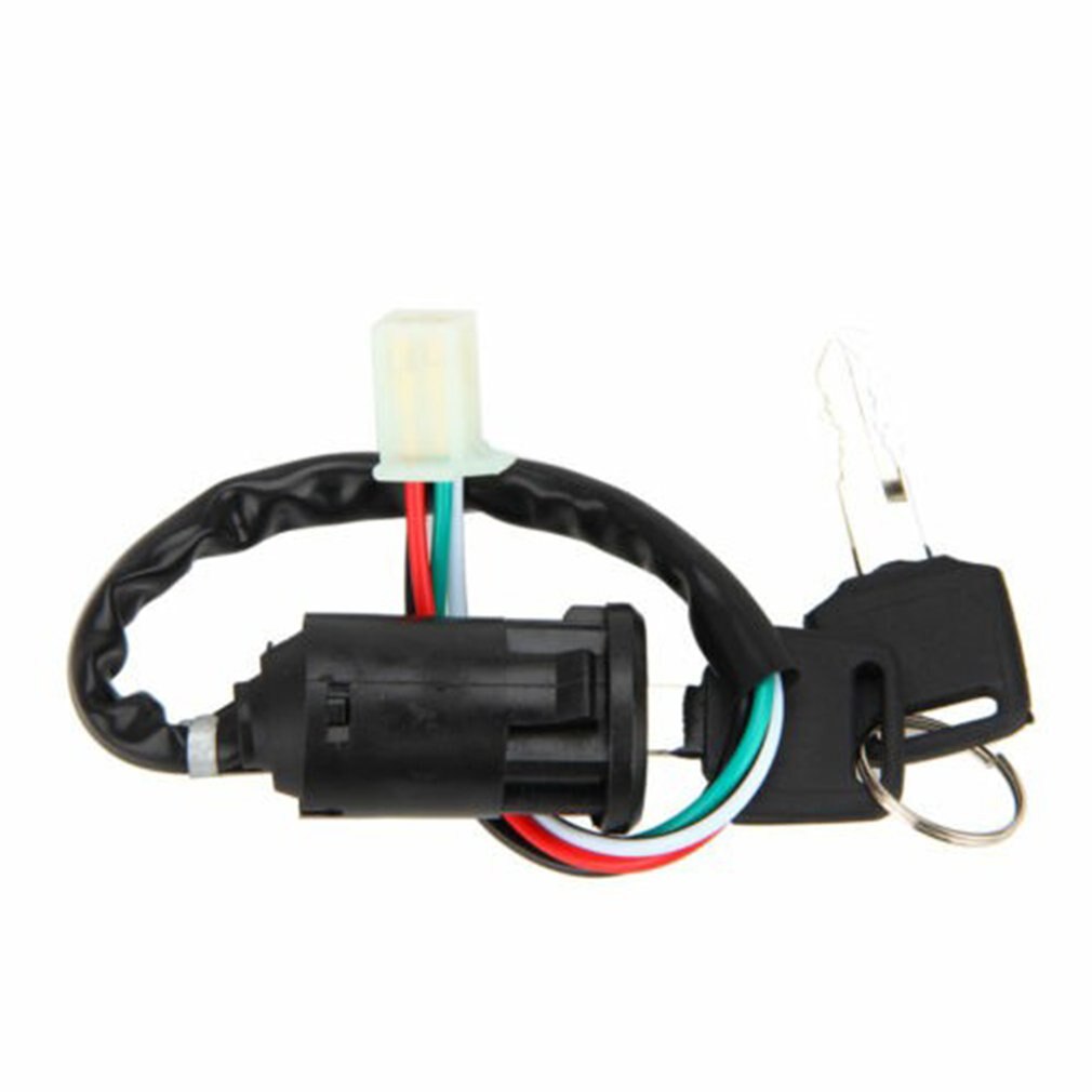 2-Pack ATV Ignition Switch Key Set - 4-Wire, Fits TaoTao, Sunl, Kazuma, Honda 50-250cc Dirt Bikes & Quads 11 thumbnail image