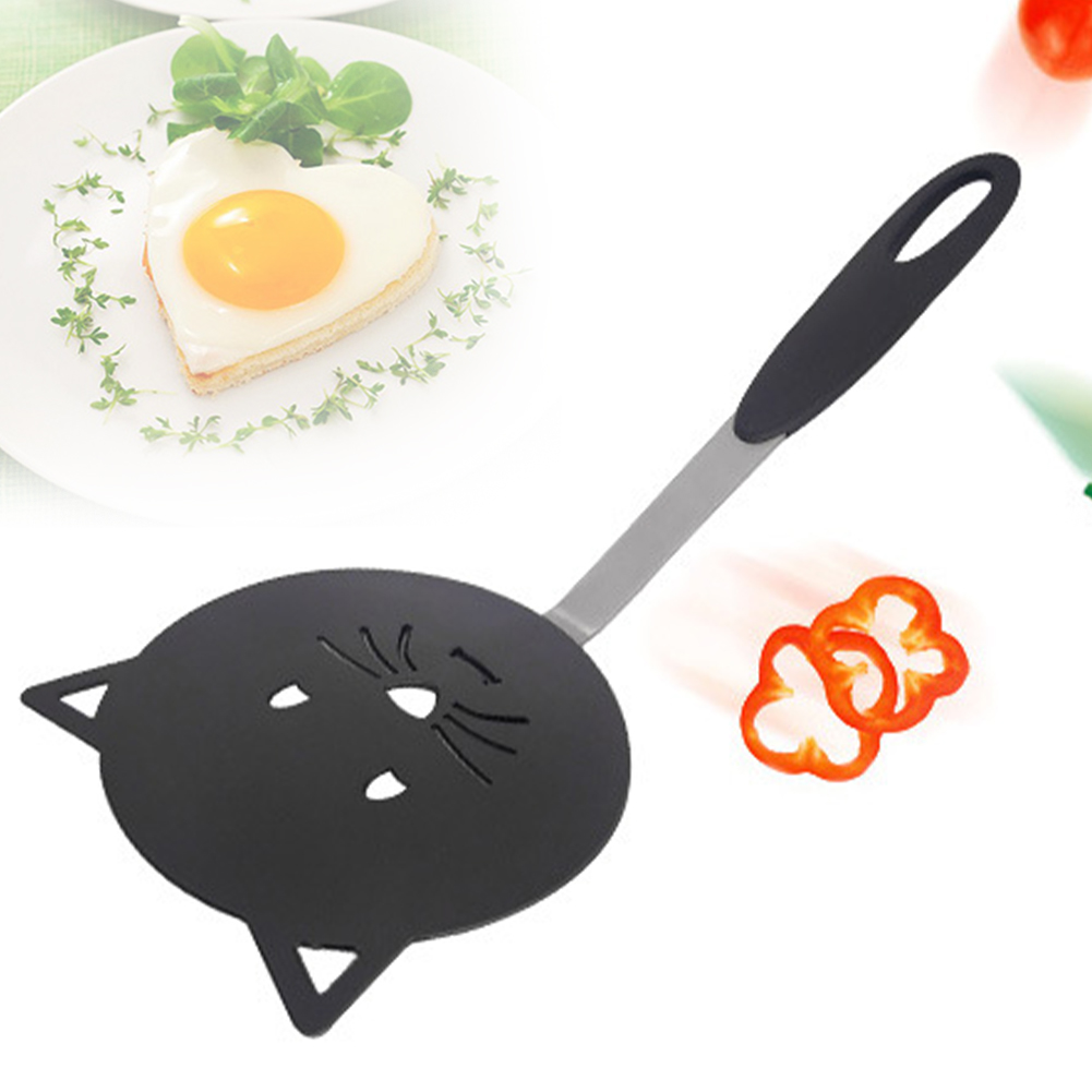 Non Stick Nylon Turner Flipper Home Kitchen Utensils Shovel Fish Steak Pancake Cooking Tools Frying Spatula Omelette Cute Cat